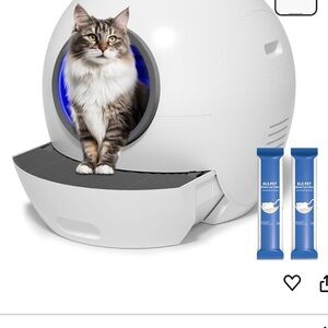 Self cleaning little cat box. This product is totally new, never open.